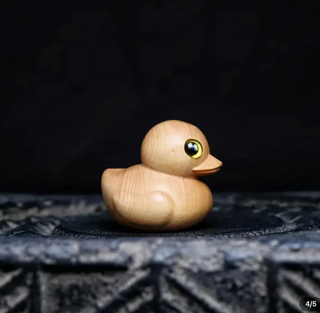 🤣🦆Funny Handmade Wooden Middle Finger Duck