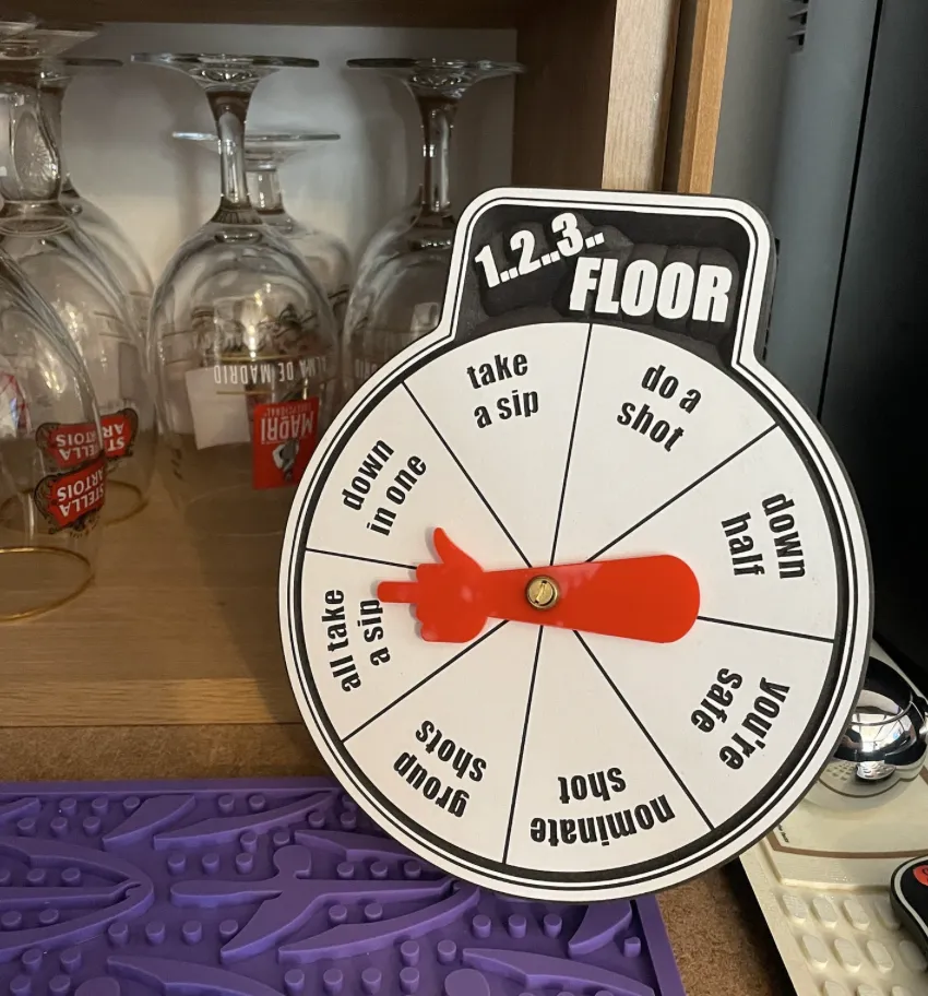 Adult Drinking Game Spinner