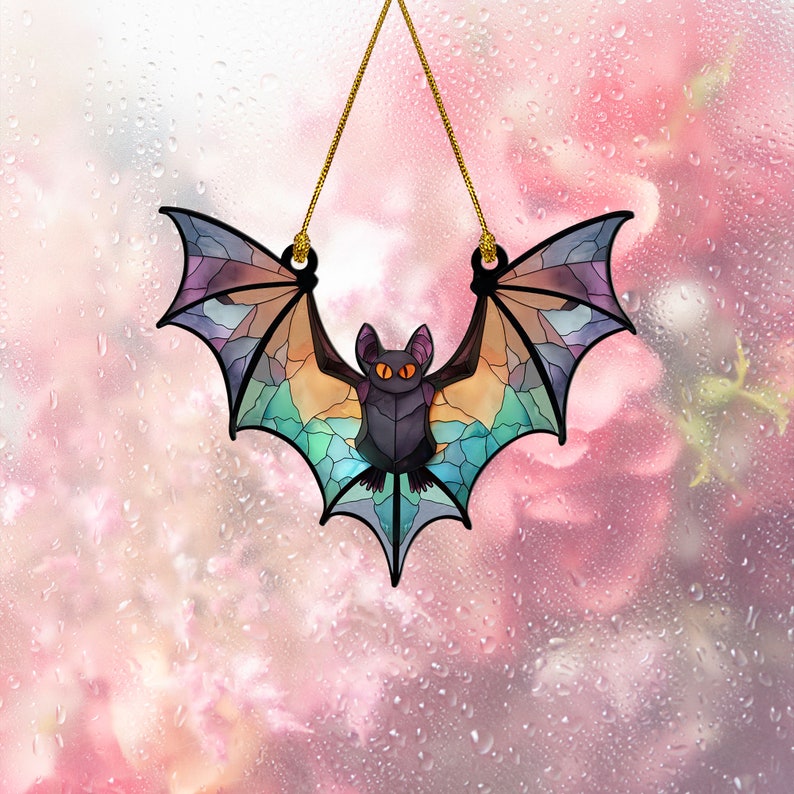 Halloween Bat Window Hanging