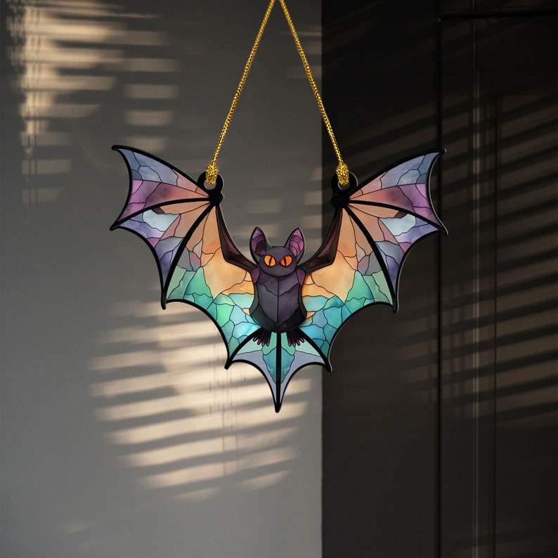 Halloween Bat Window Hanging