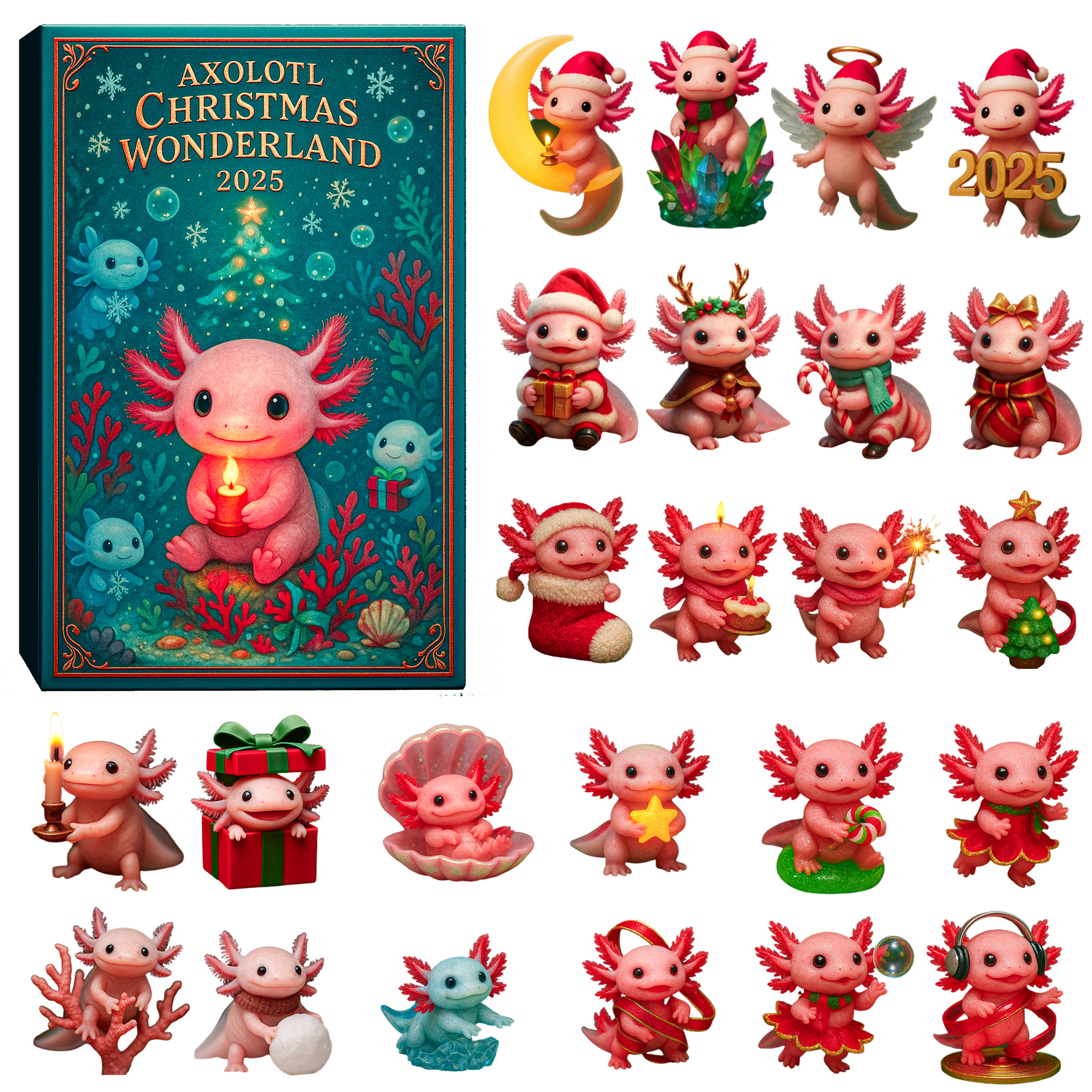 Axolotl Christmas Wonderland 2025 Advent Calendar