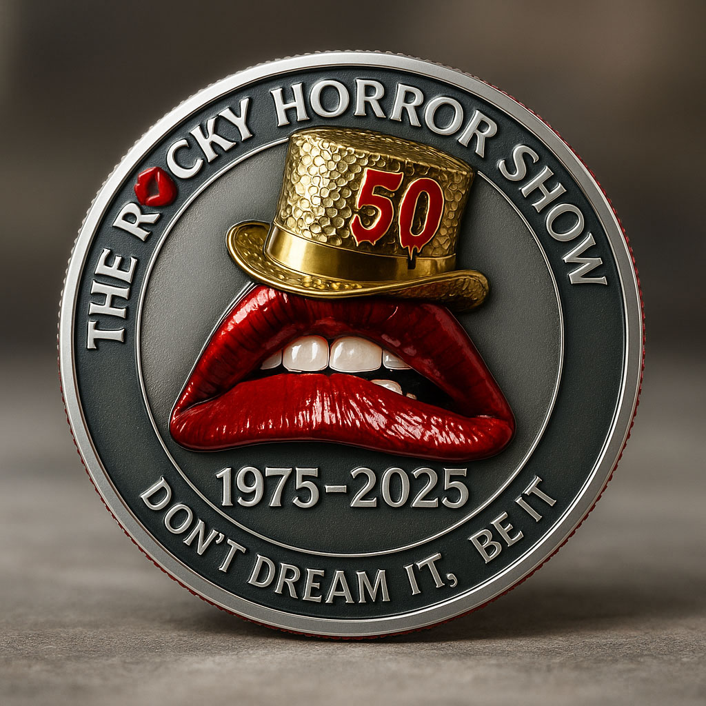 THE R💋CKY HORROR SHOW 50th Anniversary Commemorative Coin