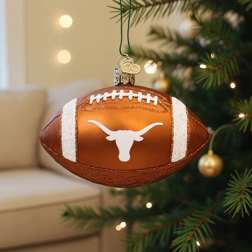 🏈 Texas Football Ornament