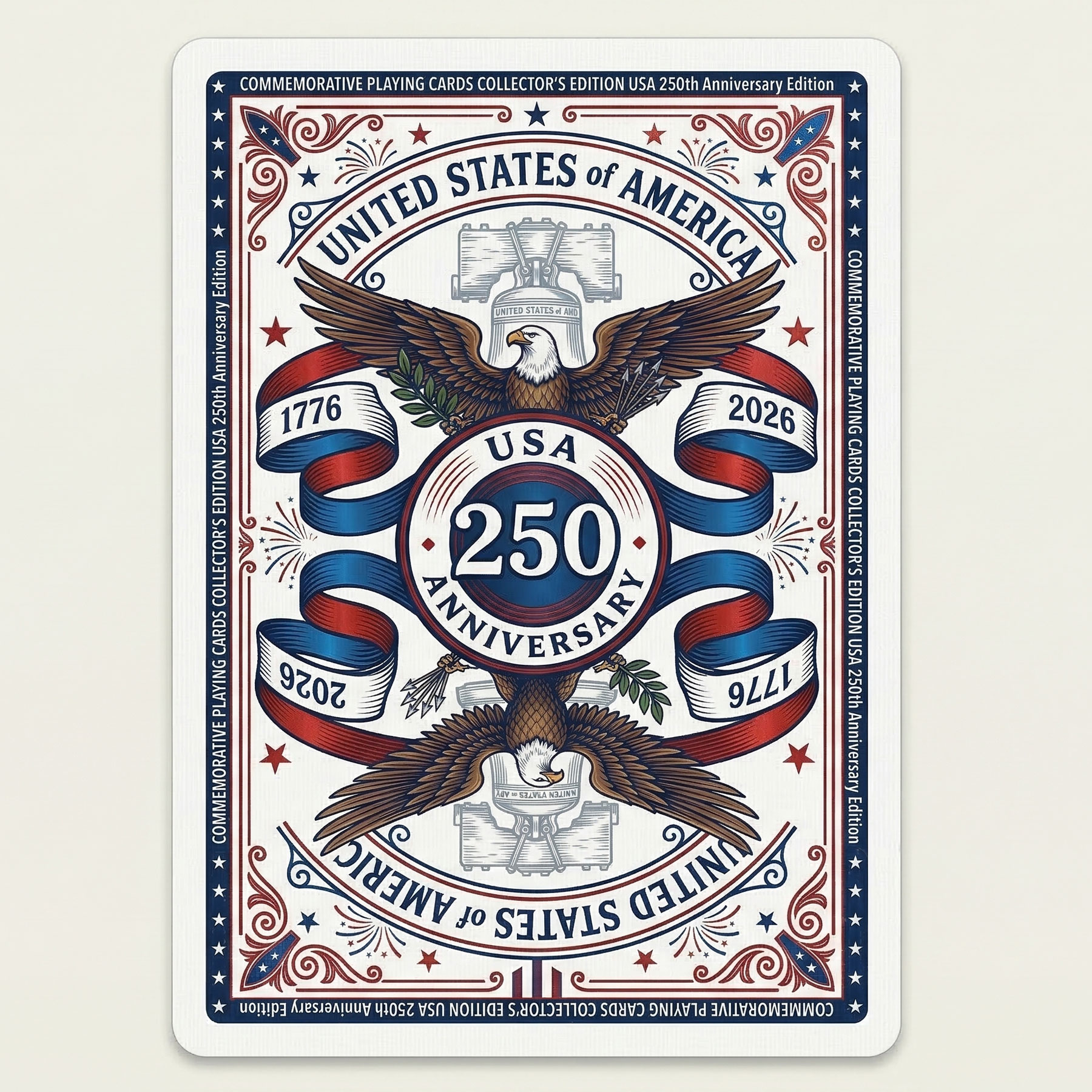 🦅🃏USA 250th Anniversary Commemorative Playing Cards