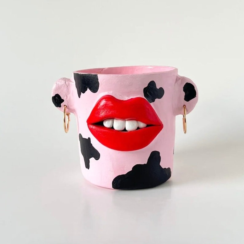 Quirky Weird Fun Planter and Pen Holder