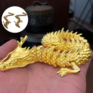 🐉Gold Dragon with Movable Joints