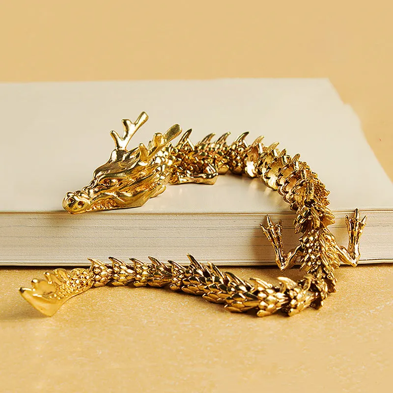🐉Gold Dragon with Movable Joints