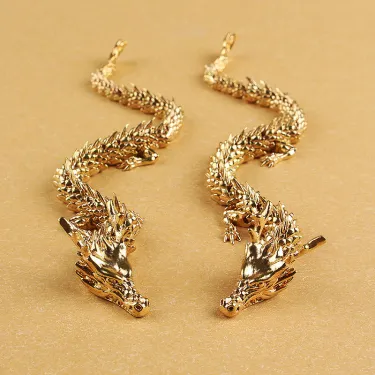 🐉Gold Dragon with Movable Joints