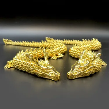 🐉Gold Dragon with Movable Joints