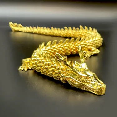 🐉Gold Dragon with Movable Joints