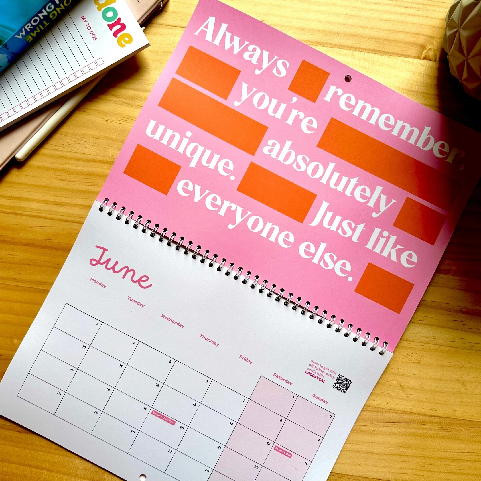 🤣2024 Anti-Motivational Wall Calendar