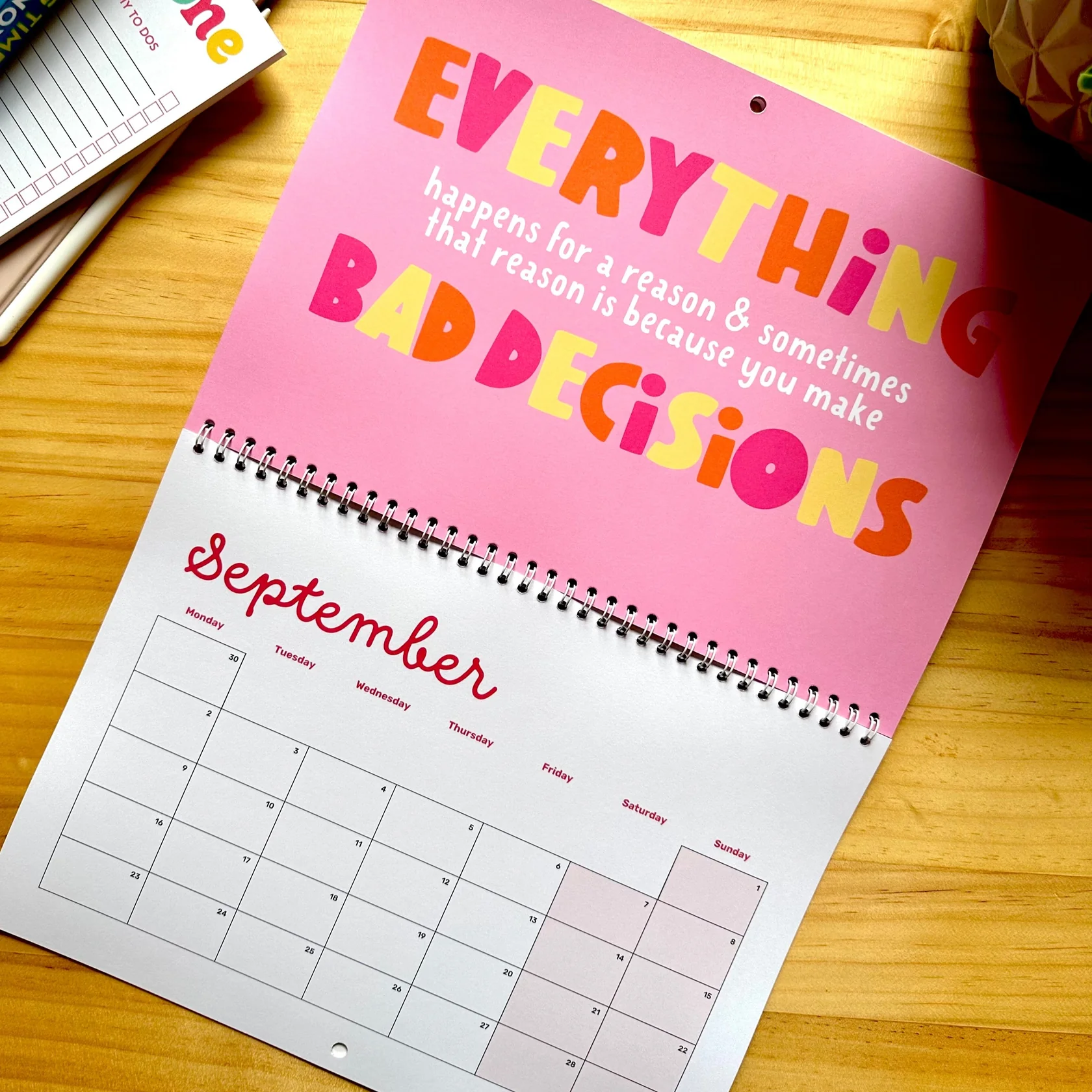 🤣2024 Anti-Motivational Wall Calendar