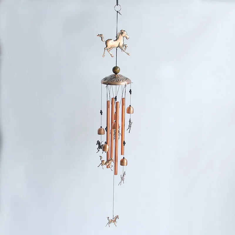 🐎Pure hand-made Copper Horse wind chimes