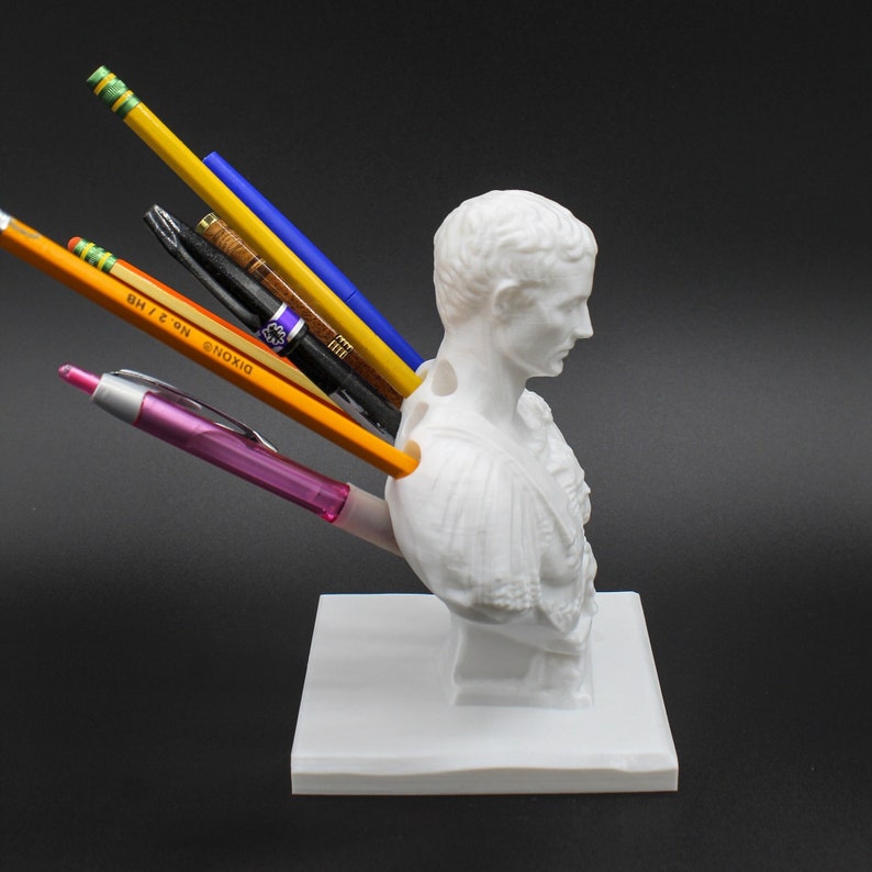 Julius Caesar Office Desk Pen Holder