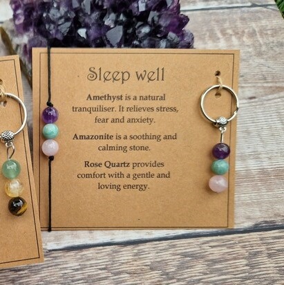 💖Emotional Gemstone Bracelet & Keychain🎁