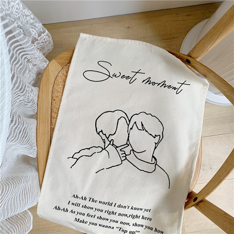 Illustration Hanging Cloth Decoration