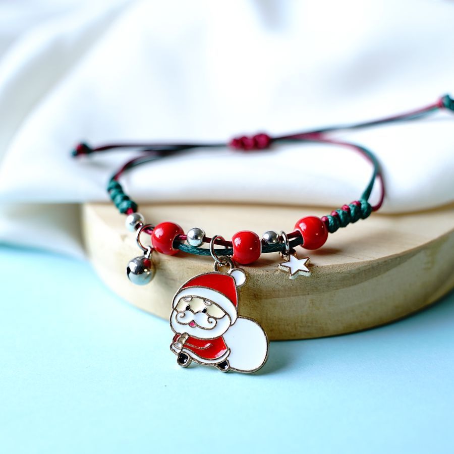 christmas bracelet lovers handmade children's gift santa claus