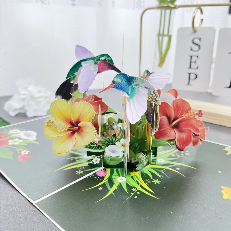 (🔥Now Hot Sale)✨3D Handmade Flower Greeting Card