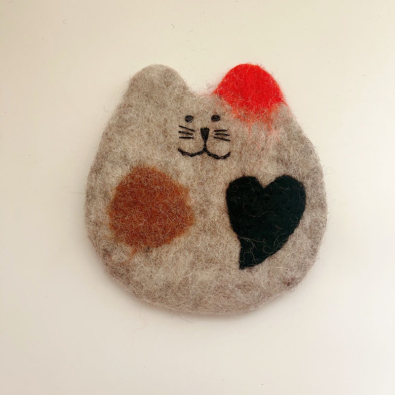 Cartoon Felt Coaster