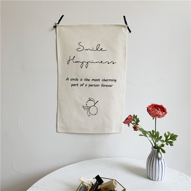 Illustration Hanging Cloth Decoration