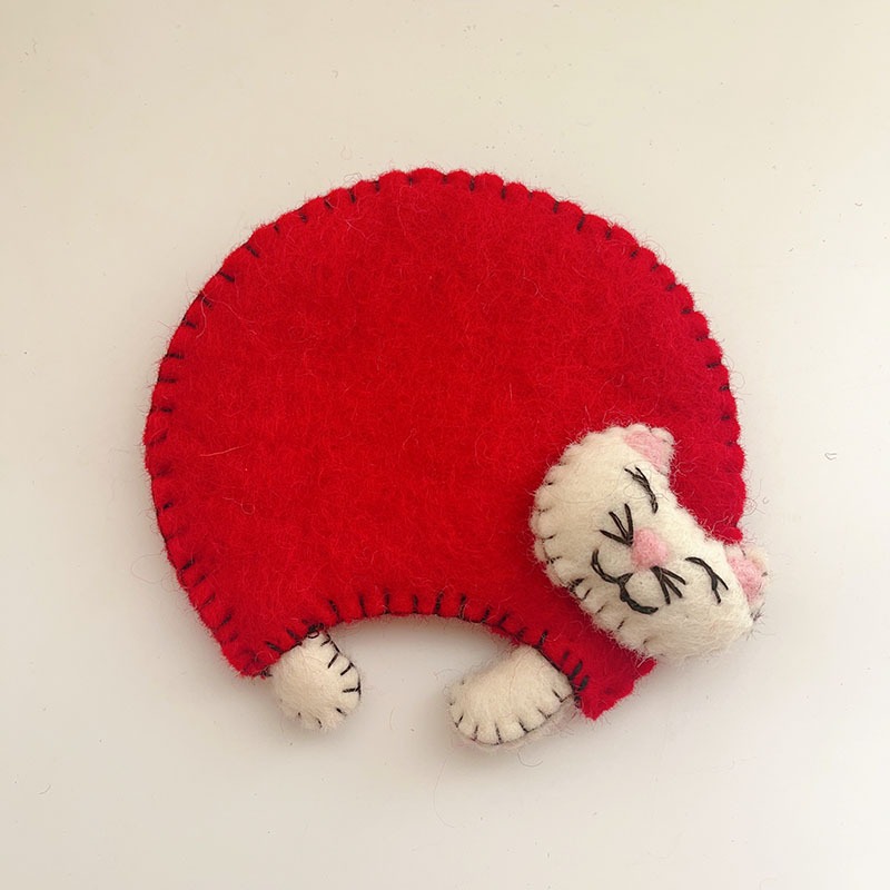 Cartoon Felt Coaster