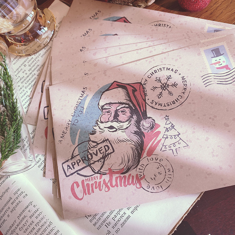 🔥Christmas Hot Sale - 🎅Vintage Kraft Christmas Cards