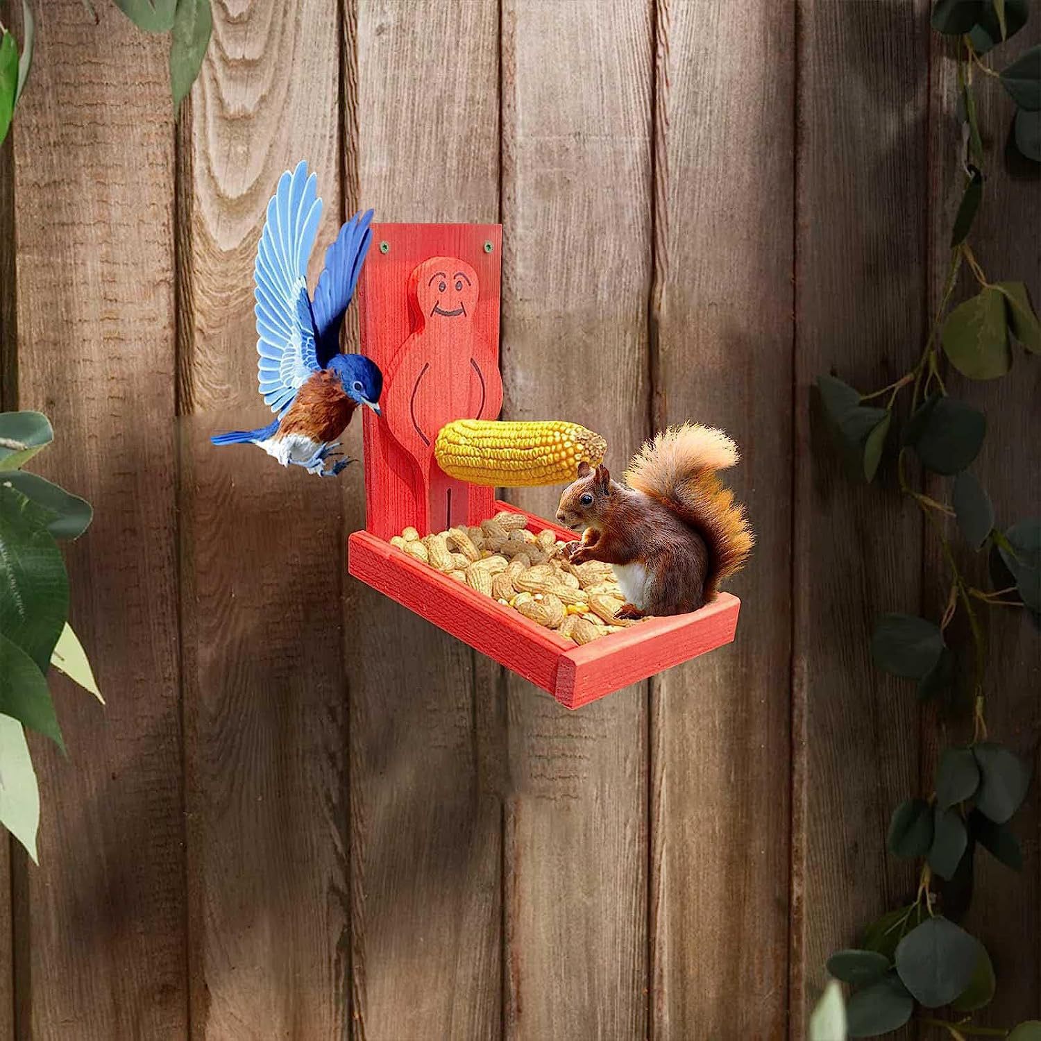 🔥2024 Spring Hot Sale - 🐿️Proud Man Squirrel Feeder