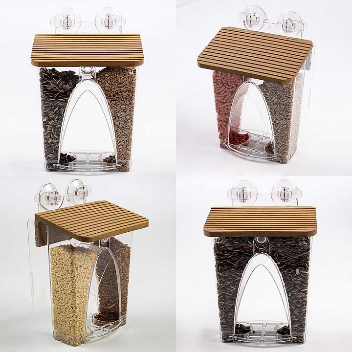 🐦 Limited Time Sale 49% OFF 💝 Arch Window Bird Feeder 🏠
