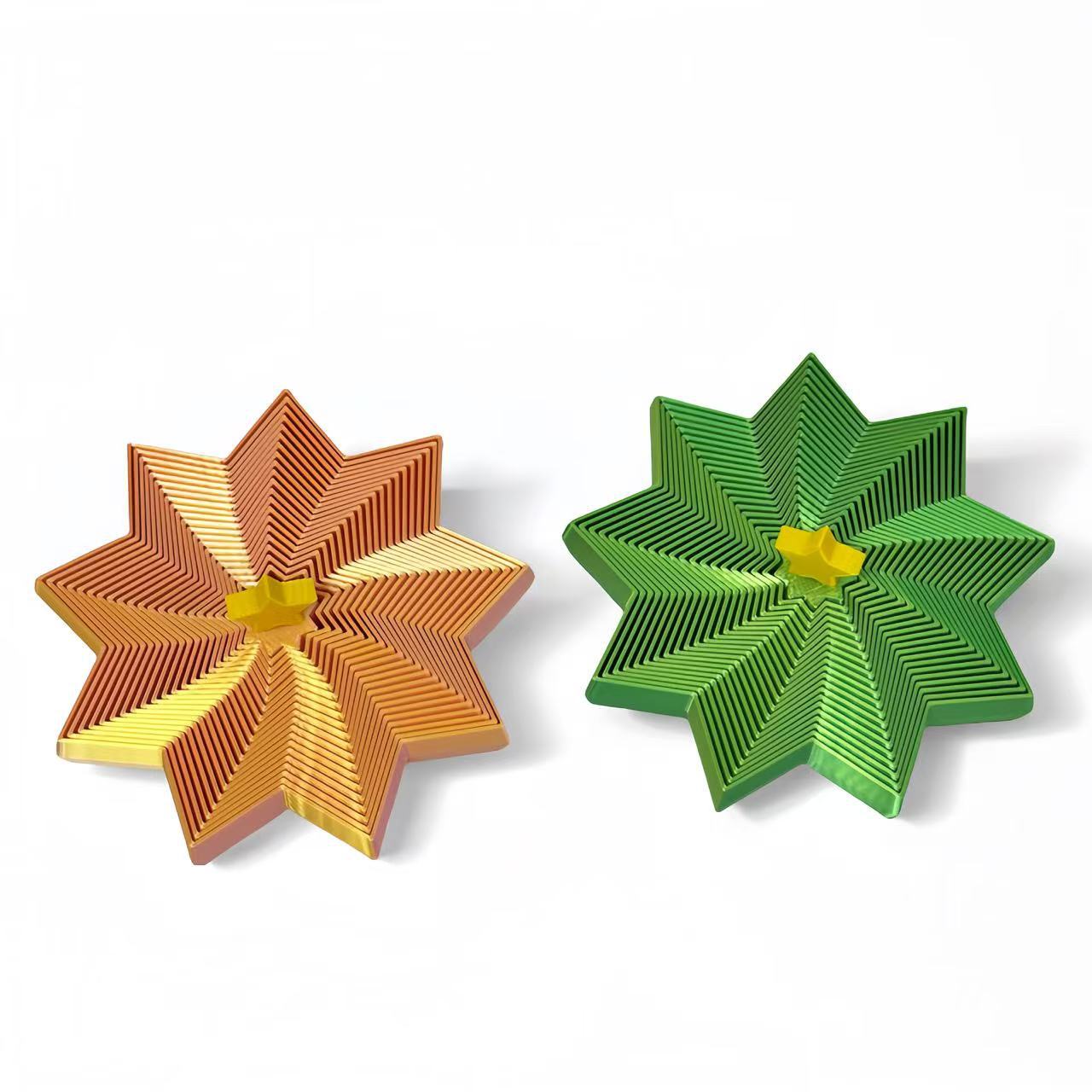 🎄3D Printed Expanded Sensory Fidget Star