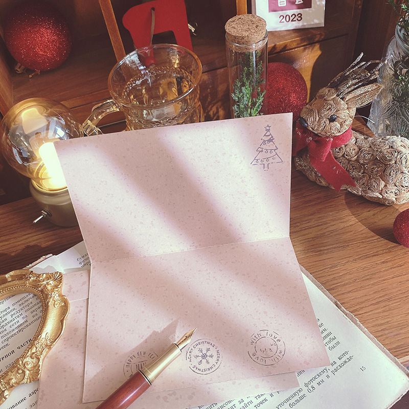 🔥Christmas Hot Sale - 🎅Vintage Kraft Christmas Cards