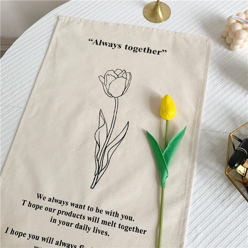 Illustration Hanging Cloth Decoration