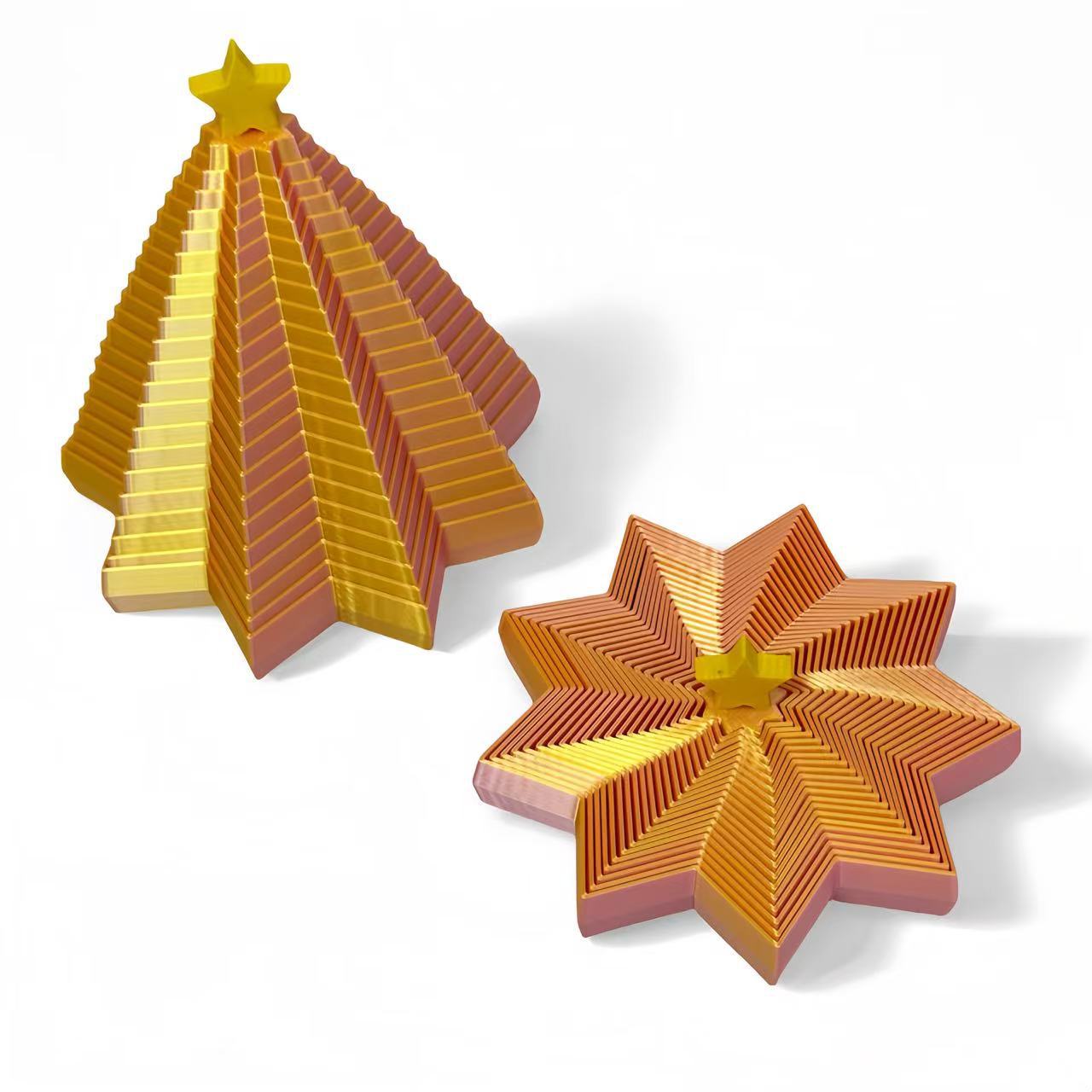 🎄3D Printed Expanded Sensory Fidget Star