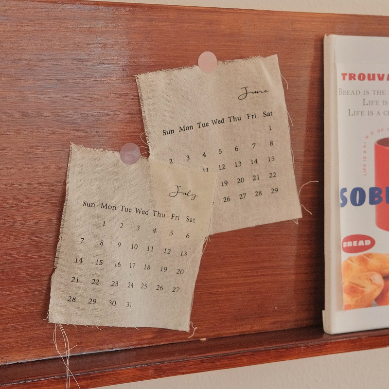 📅2024 Cotton And Linen Calendar