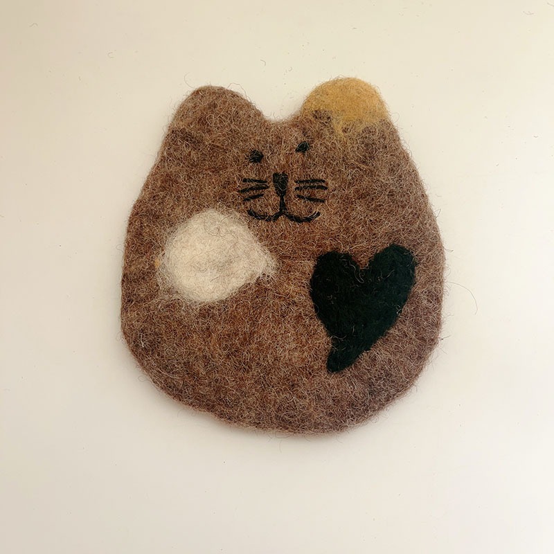 Cartoon Felt Coaster