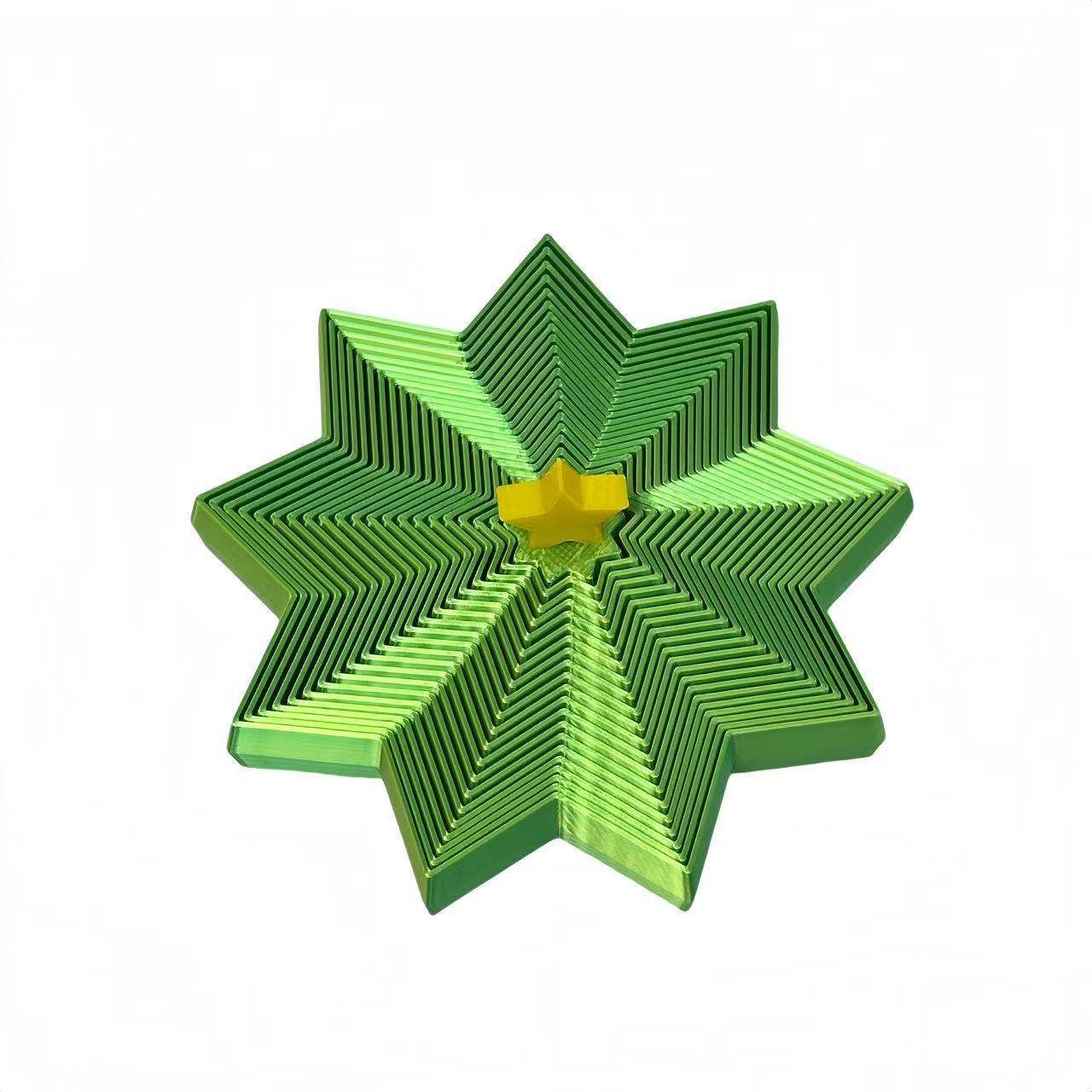 🎄3D Printed Expanded Sensory Fidget Star