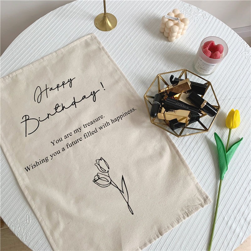 Illustration Hanging Cloth Decoration