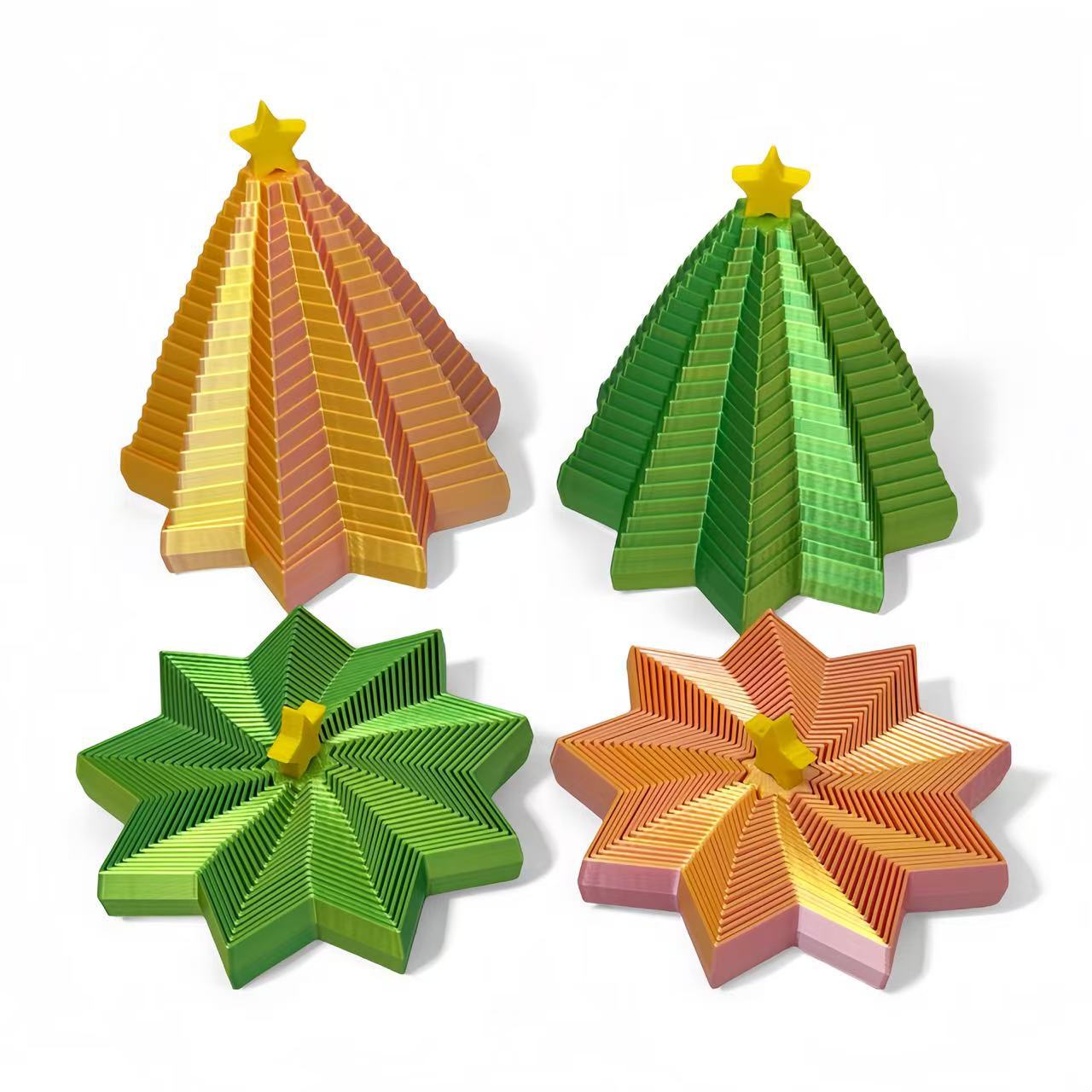 🎄3D Printed Expanded Sensory Fidget Star