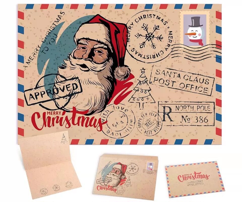 🔥Christmas Hot Sale - 🎅Vintage Kraft Christmas Cards