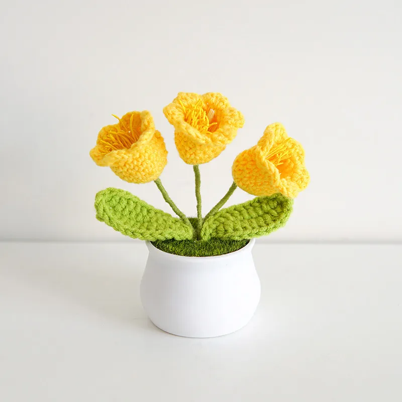 ✨Hand Knitted Mini Potted Plant🌻