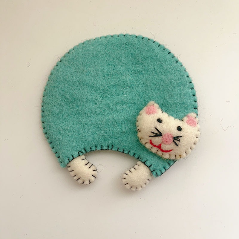 Cartoon Felt Coaster