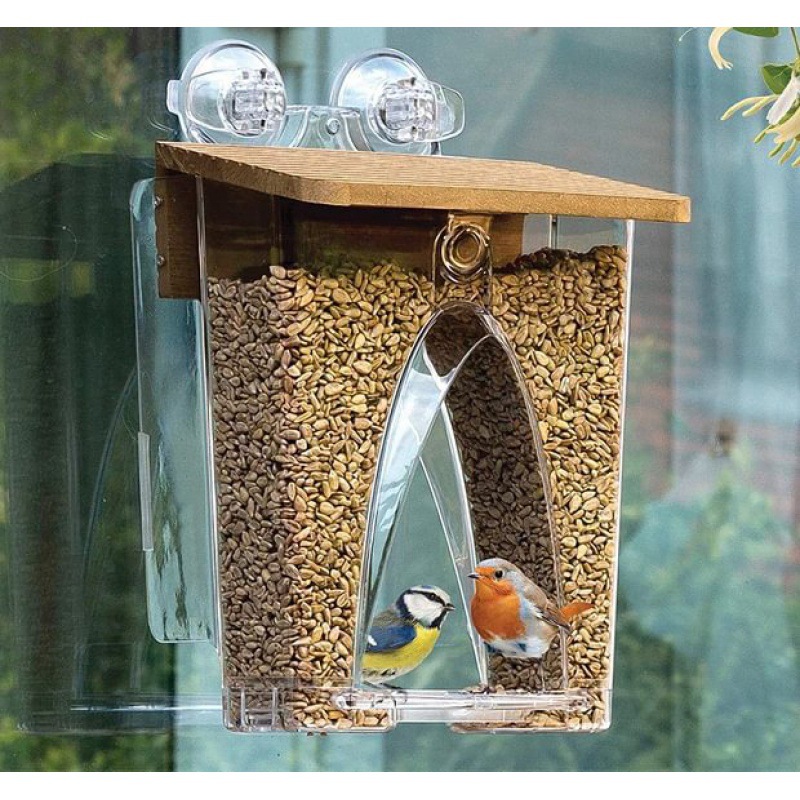 🐦 Limited Time Sale 49% OFF 💝 Arch Window Bird Feeder 🏠