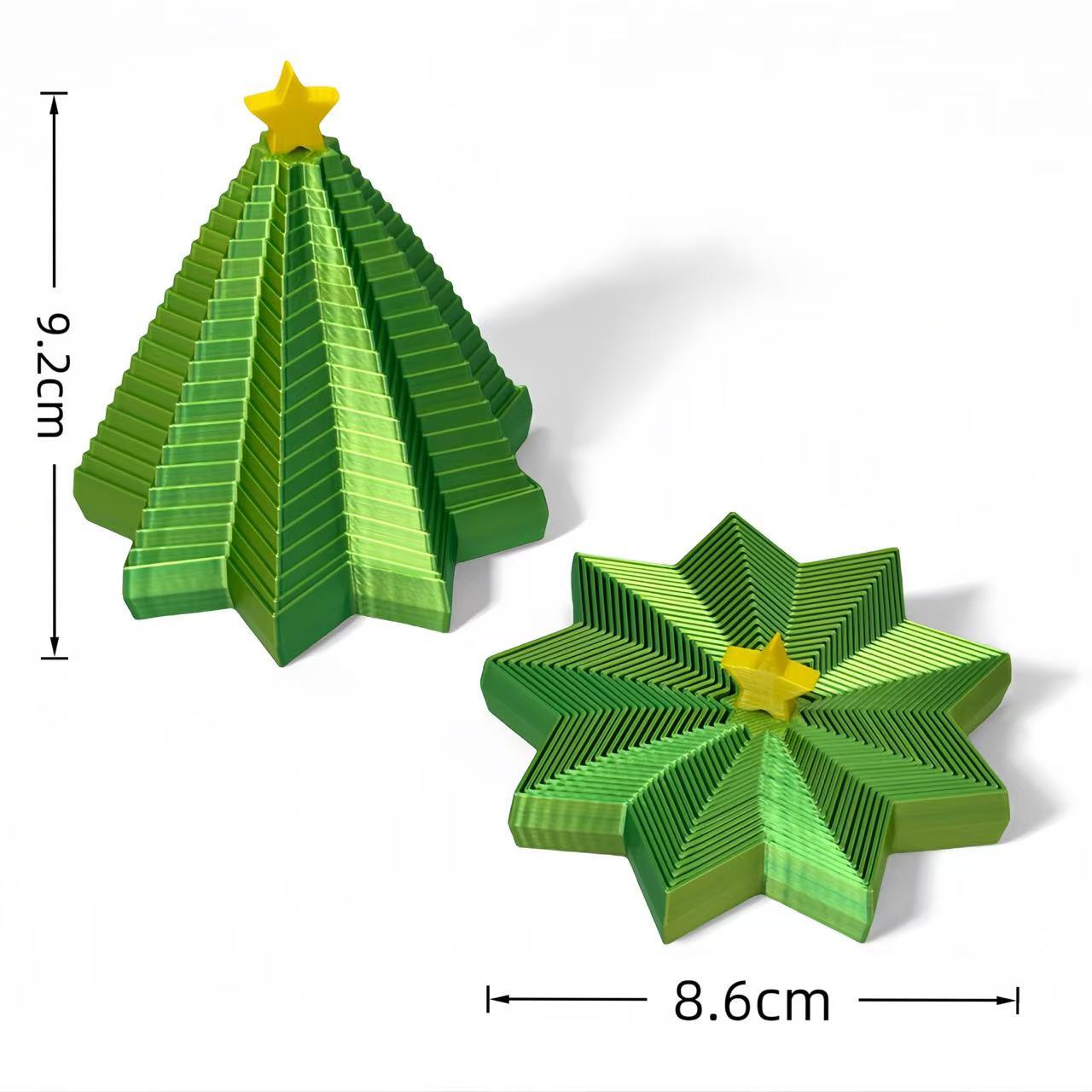 🎄3D Printed Expanded Sensory Fidget Star