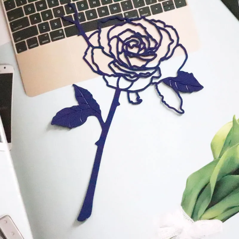 🌸Metal Rose Bookmark✨
