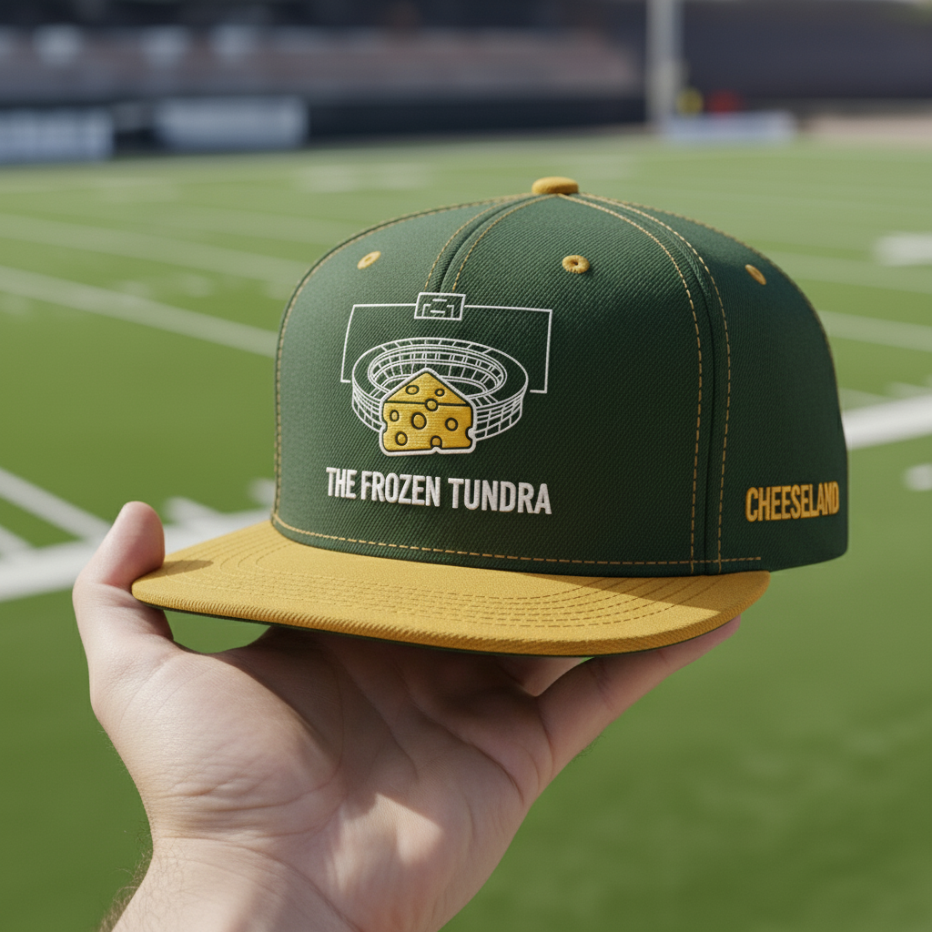 🏈🧀The Frozen Tundra Cap - Cheeseland Pride
