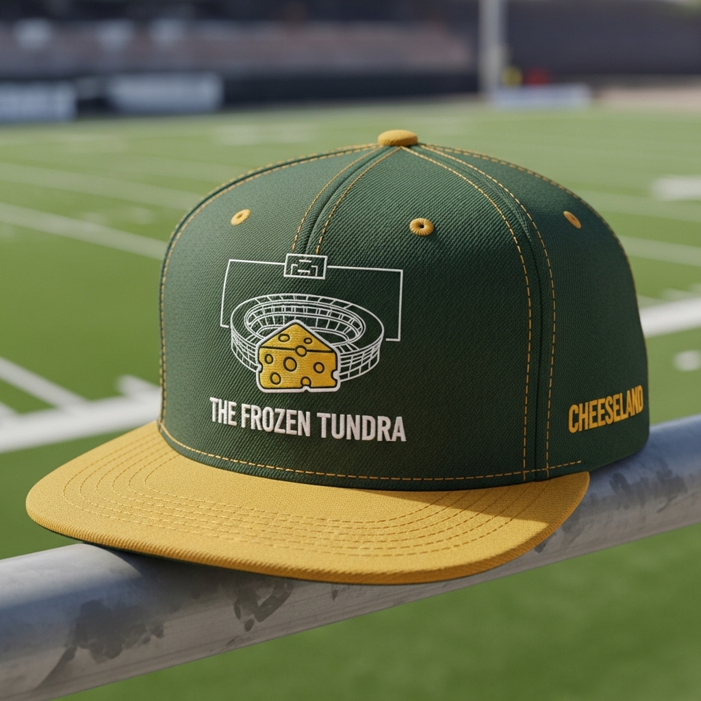 🏈🧀The Frozen Tundra Cap - Cheeseland Pride