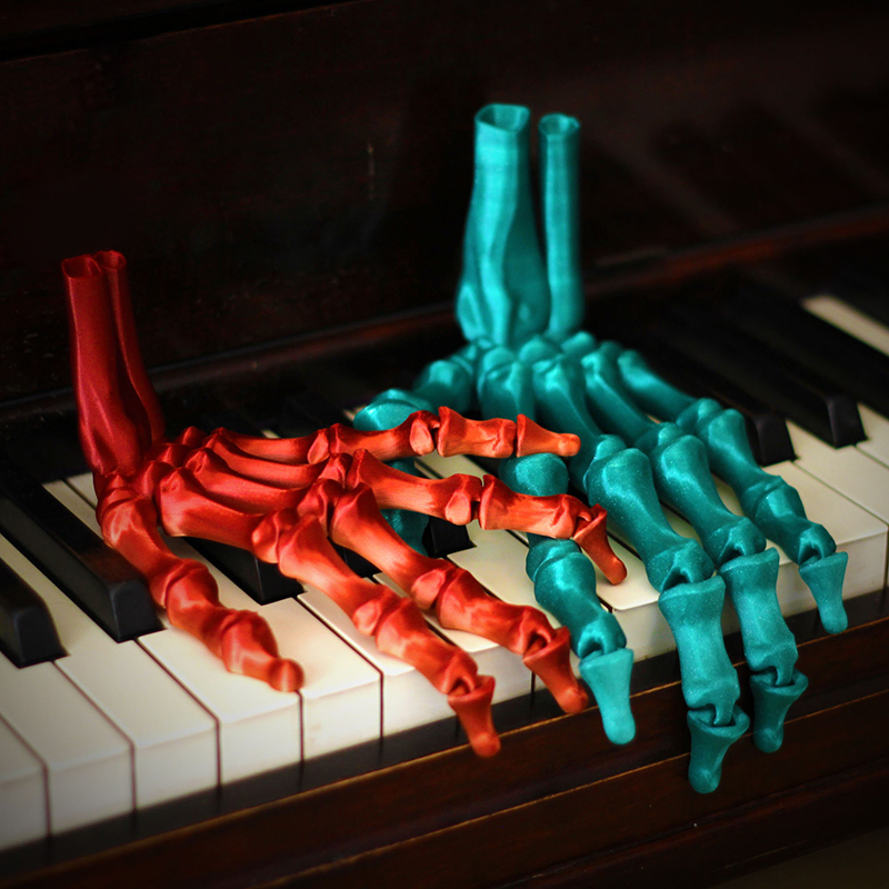 3D Printed Skeleton Hand