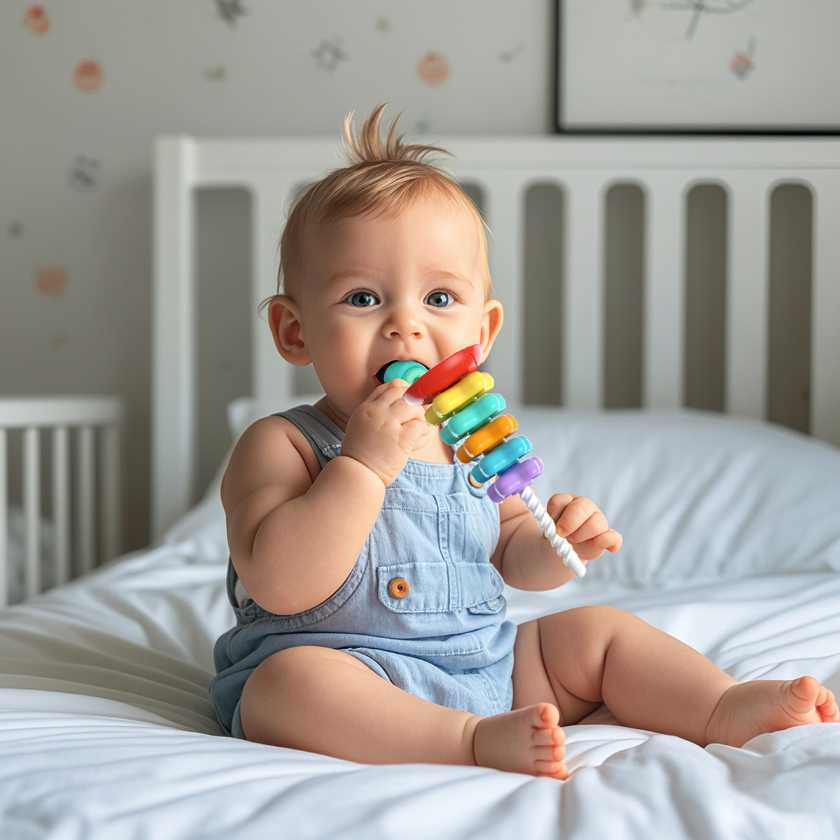 Early Education Spinning Tower - Sensory Toy for Babies