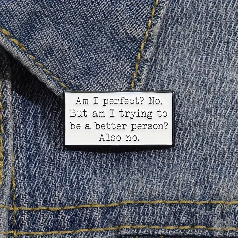 Funny Metal Pin Badge