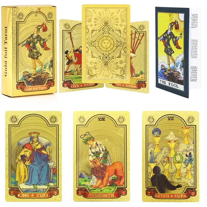 🔥Explore the Mystical World of Tarot Gold Foil Tarot🔮