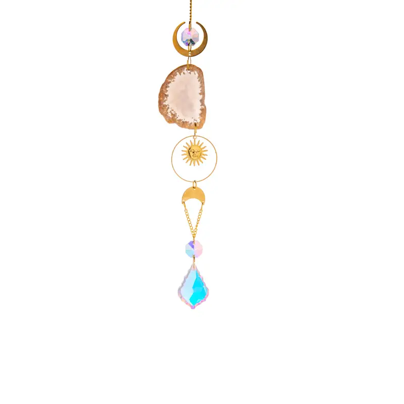🎐Agate Slice Suncatcher